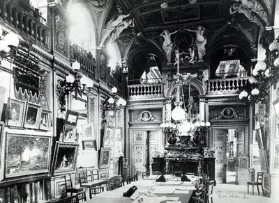 Salle de lecture et galerie d